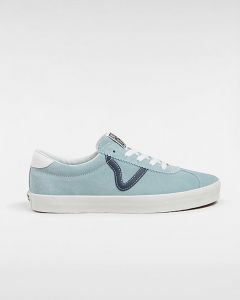 VANS Scarpe In Pelle Scamosciata Sport Low (gray Mist) Unisex Blu, Taglia 47