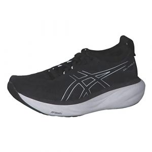 ASICS Nimbus 25 Scarpa Running da Strada per Donna Nero Bianco 41.5 EU