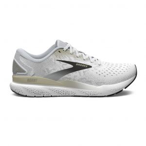 Brooks Ghost 16 White/Pelican/Oyster da Uomo