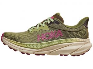 Scarpe HOKA Challenger 7 Forest Floor/Beet Root Donna