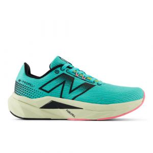 New Balance Donna FuelCell Propel v5 in Verde/Beige/Rosa, Synthetic, Taglia 37.5