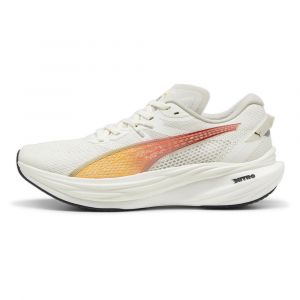 Puma Deviate Nitro 3 Running Shoes Bianco,Arancione Uomo