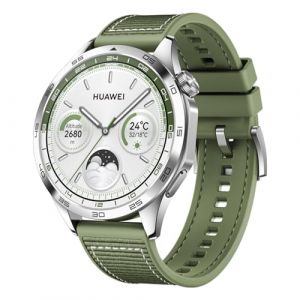 WATCH GT4 46mm GREEN WOVEN STRAP