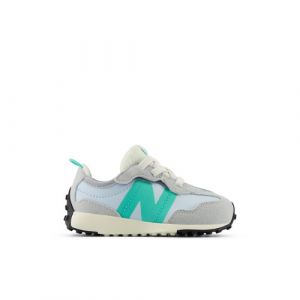 New Balance Bambino 327 NEW-B HOOK & LOOP in Grigio/Verde