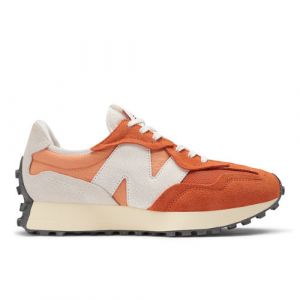 New Balance Unisex 327 in Arancia/Marrone