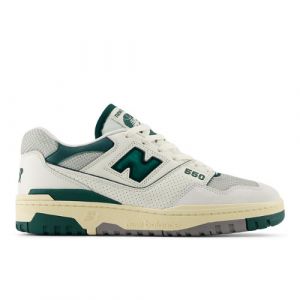 New Balance Unisex 550 in Bianca/Verde