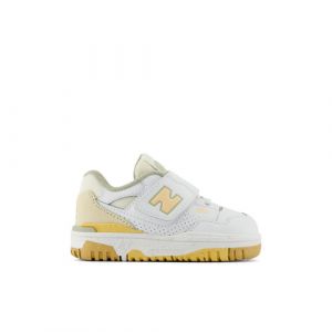 New Balance Bambino 550 HOOK & LOOP in Bianca/Arancia