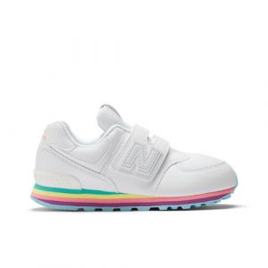 New Balance Bambino 574 HOOK & LOOP in Bianca/Blu