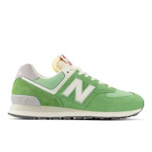 New Balance Unisex 574 in Verde/Bianca