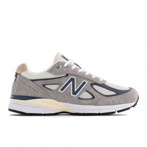 New Balance Unisex Made in USA 990v4 in Grigio/Blu