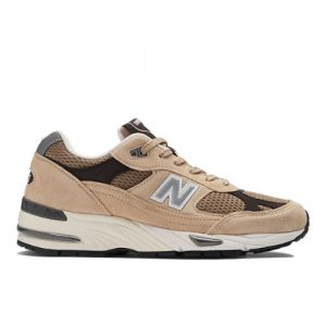 New Balance Uomo Made in UK 991v1 Finale in Marrone/Grigio