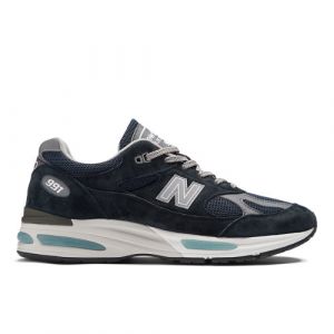 New Balance Unisex Made in UK 991v2 in Blu/Grigio