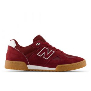 New Balance Uomo NB Numeric Tom Knox 600 in Rossa/Bianca, Suede/Mesh, Taglia 45