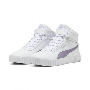 PUMA Sneakers Carina 2.0 Mid da Donna 37.5 White Pale Plum Silver Mist Purple Gray