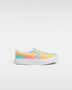 VANS Scarpe Bambino/a Classic Slip-on (4-8 Anni) (multi/true Whit) Bambino Multicolour, Taglia 31