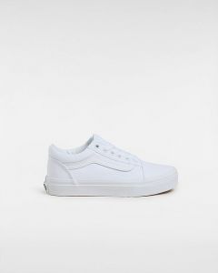 VANS Scarpe Bambino/a Old Skool (4-8 Anni) (true White/true) Bambino Bianco, Taglia 31