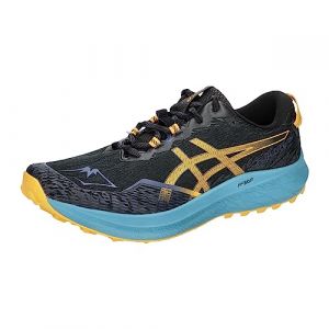 ASICS Fuji Lite 4 Uomo Scarpe Running da Trail Nero Giallo