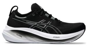 Asics Gel Nimbus 26 Large 2E - uomo - nero