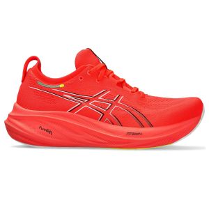 Asics scarpe running asics  gel-nimbus 26 spring summer 24 uomo sunrise red/black