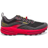  Cascadia 16 Nero Rosso Giallo - Scarpe Trail Running Uomo 