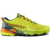  Akasha Ii Lime Arancio - Scarpe Trail Running Uomo 