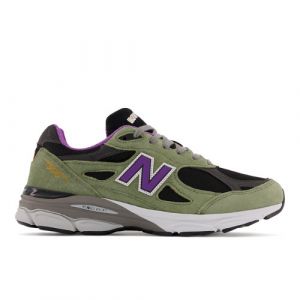 New Balance Uomo MADE in USA 990v3 in Verde/Nero