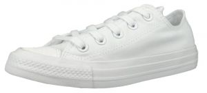 Converse Chucks Bianco 563464C Chuck Taylor all Star - Ox Bianco Bianco Argento