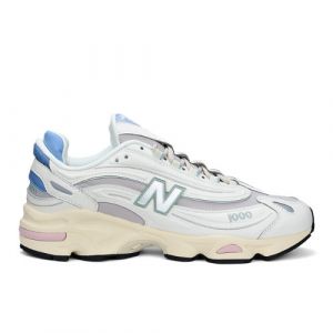 New Balance Unisex 1000 in Beige/Grigio/Giallo, Synthetic, Taglia 44.5