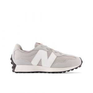 New Balance Bambino 327 Bungee Lace in Grigio/Bianca