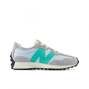 New Balance Bambino 327 in Grigio/Verde