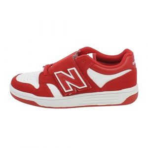 NEW BALANCE - Sneaker 480 con strappo White Red