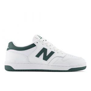 New Balance Unisex 480 in Bianca/Verde/Grigio, Leather, Taglia 47.5