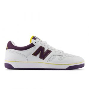 New Balance Uomo NB Numeric 480 in Bianca/Viola