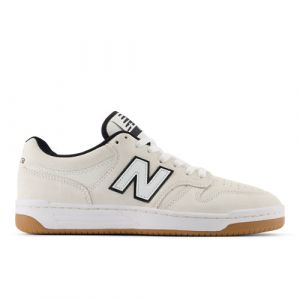 New Balance Uomo NB Numeric 480 in Bianca/Nero, Leather, Taglia 47.5