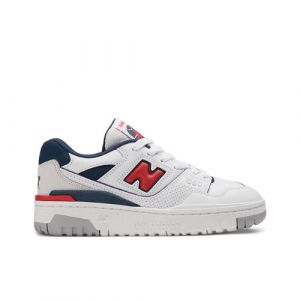 New Balance Bambino 550 in Bianca/Rossa