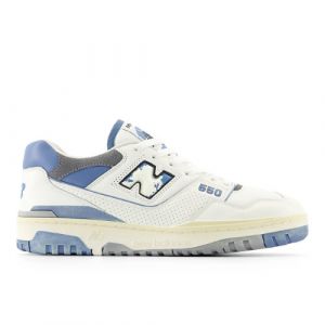 New Balance Unisex 550 in Bianca/Blu/Beige