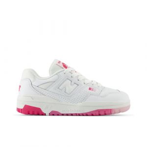 New Balance Bambino 550 in Bianca/Rosa