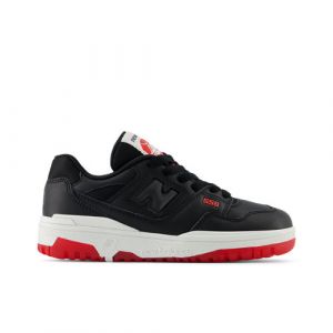 New Balance Bambino 550 in Nero/Rossa