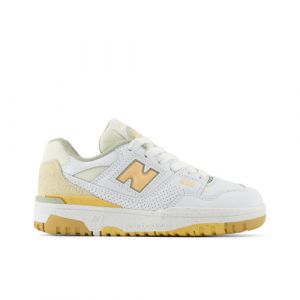 New Balance Bambino 550 in Bianca/Arancia