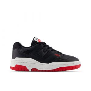 New Balance Bambino 550 in Nero/Rossa