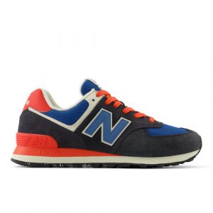 New Balance Unisex 574 in Nero/Blu/Rossa