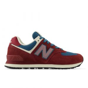 New Balance Unisex 574 in Rossa/Blu