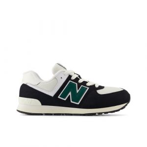 New Balance Bambino 574 in Nero/Verde