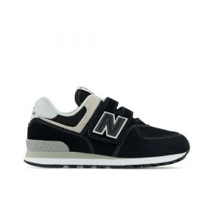 New Balance Bambino 574 Core Hook & Loop in Nero/Bianca