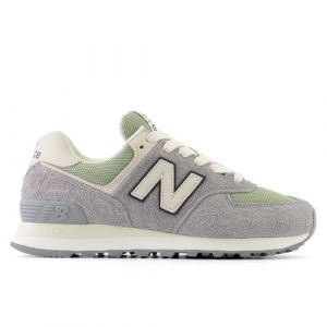 New Balance Donna 574 in Grigio/Verde/Beige