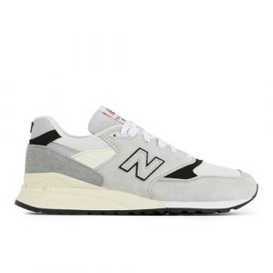 New Balance Unisex Made in USA 998 in Grigio/Nero, Leather, Taglia 47.5