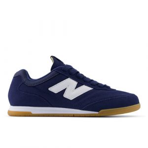 New Balance Unisex RC42 in Blu/Nero, Suede/Mesh, Taglia 43