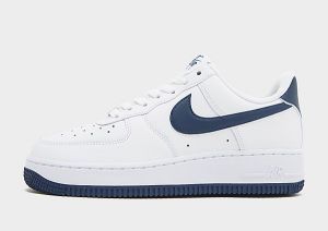 Nike Air Force 1 Low, White/White/Midnight Navy