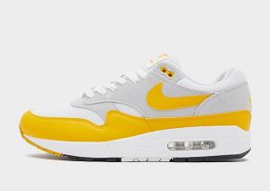 Nike Air Max 1, White/Pure Platinum/Black/University Gold