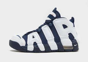 Nike Air More Uptempo 96 Junior, White/Metallic Gold/University Red/Midnight Navy